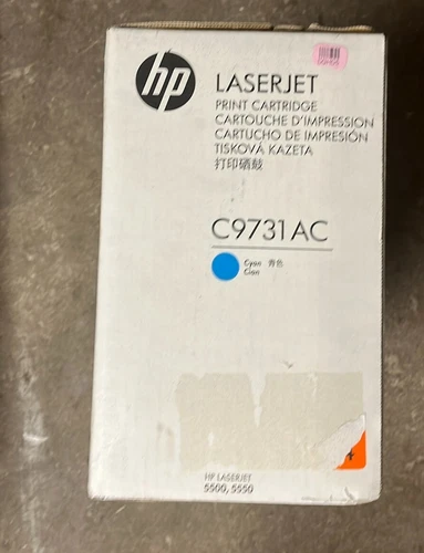 Toner cartridge HP C9731A  Cyaan origneel beschadigde doos