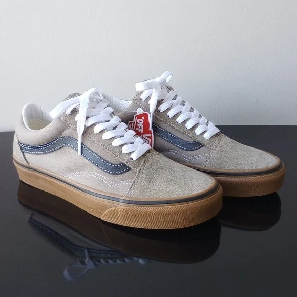 Vans old skool 2025 suede canvas white gum