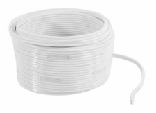 Rockville MARINE 16G50 OFC 16 Gauge 50 Foot 100 Copper Speaker Wire White