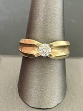 14K Yellow Gold 50pt Solitaire Diamond Ring M45 