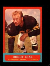 1963 TOPPS #124 BUDDY DIAL EX SP STEELERS (PURPLE SKY) *X58274