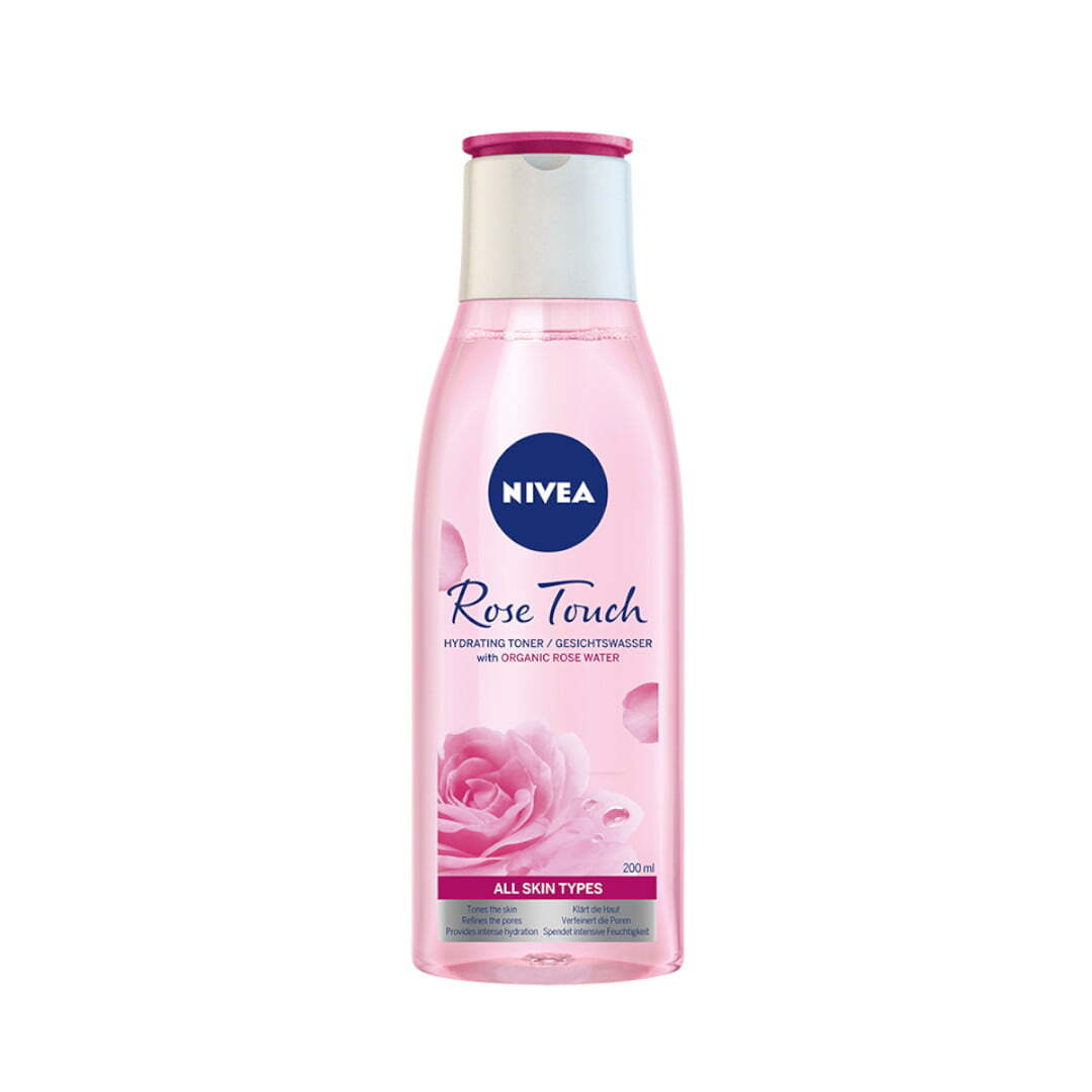 9005800351322 Тоник для тела Nivea Rose Touch nawilżający с органической водой, 200 мл