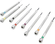 Hordion 8Pcs Micro Precision Screwdriver Set, Jewelers Flat 
