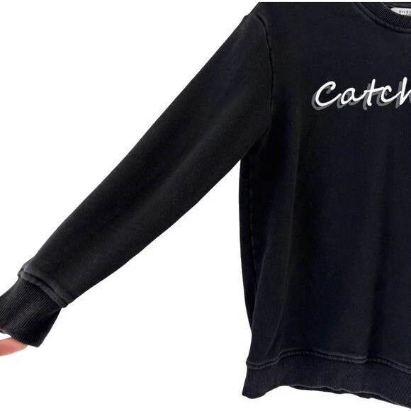 GIVENCHY PARIS Atrápame Si Puedes Ala de Ángel Sudadera Cuello Redondo en Negro M/L Foto 3 de 4