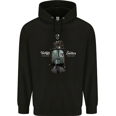 Vintage Scooters Nostalgia Speed Shop Kinder Kids Hoodie