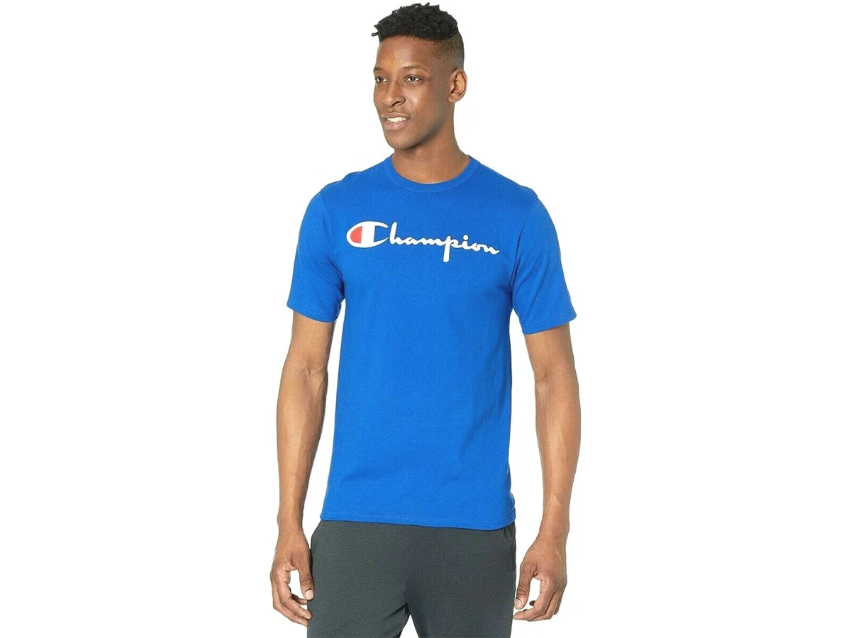 Champion chest sales logo t shirt
