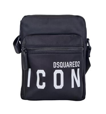 DSQUARED2 Umhängetasche Nylon Icon M436 Herren Schwarz