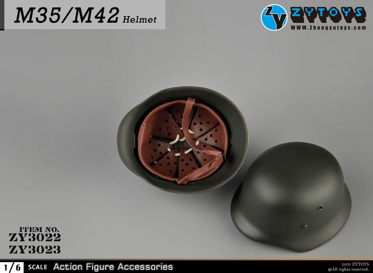 1:6 ZYTOYS ZY3022A M35 Metal Helmet Model For 12