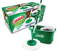 Libman Tornado Spin Mop System | Mop and Bucket with Wringer Set | Spin Mop | Fl
