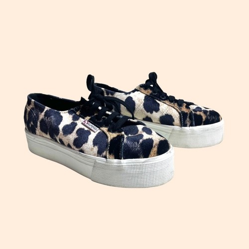 superga velvet platform