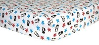 Trend Lab Print Flannel Crib Sheet, Penguin, New, Free Shipping on sale Trend Lab Print Flannel Crib Sheet, Penguin, New, Free Shipping on sale