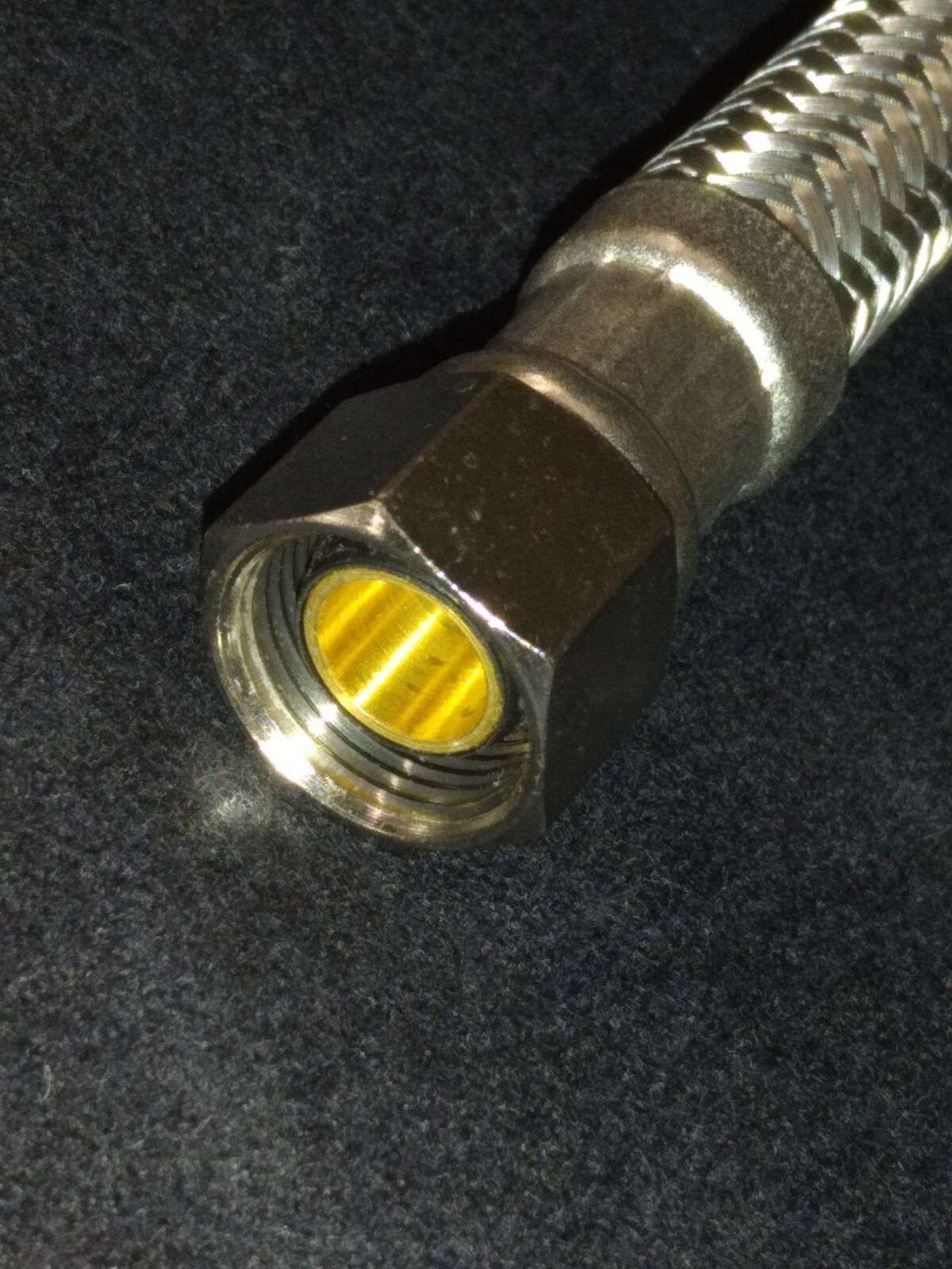 10 PACK Toilet Supply Line Stainless Braided 3/8" Compression x Ballcock x 12"