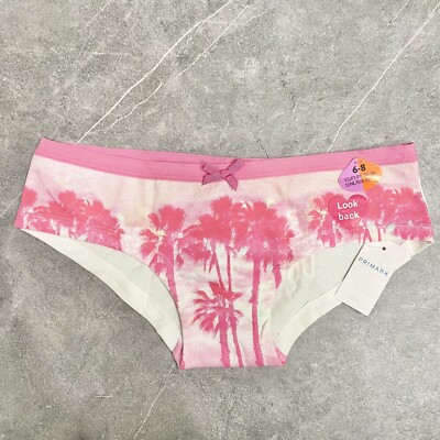 NWT Primark Penneys Palm Tree California Dreamin Panties Underwear XS UK 6/8