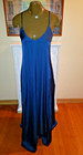 Nicole Miller Womens Teal Full Length dress Gown Size XS