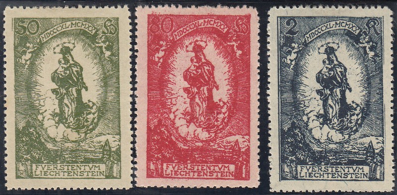 LIECHENSTEIN 1920. 80th Anniversary of the Birth of Prince Johann II MLH