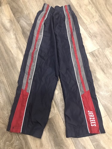 Jerzees Boys Size 6-7 Navy Windbreaker Pants W/Ankle Zippers. #337 - Picture 2 of 9