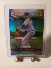 2020 Panini Prizm Brilliance Jacob Degrom #1 Red White Blue Prizm SP Mets 