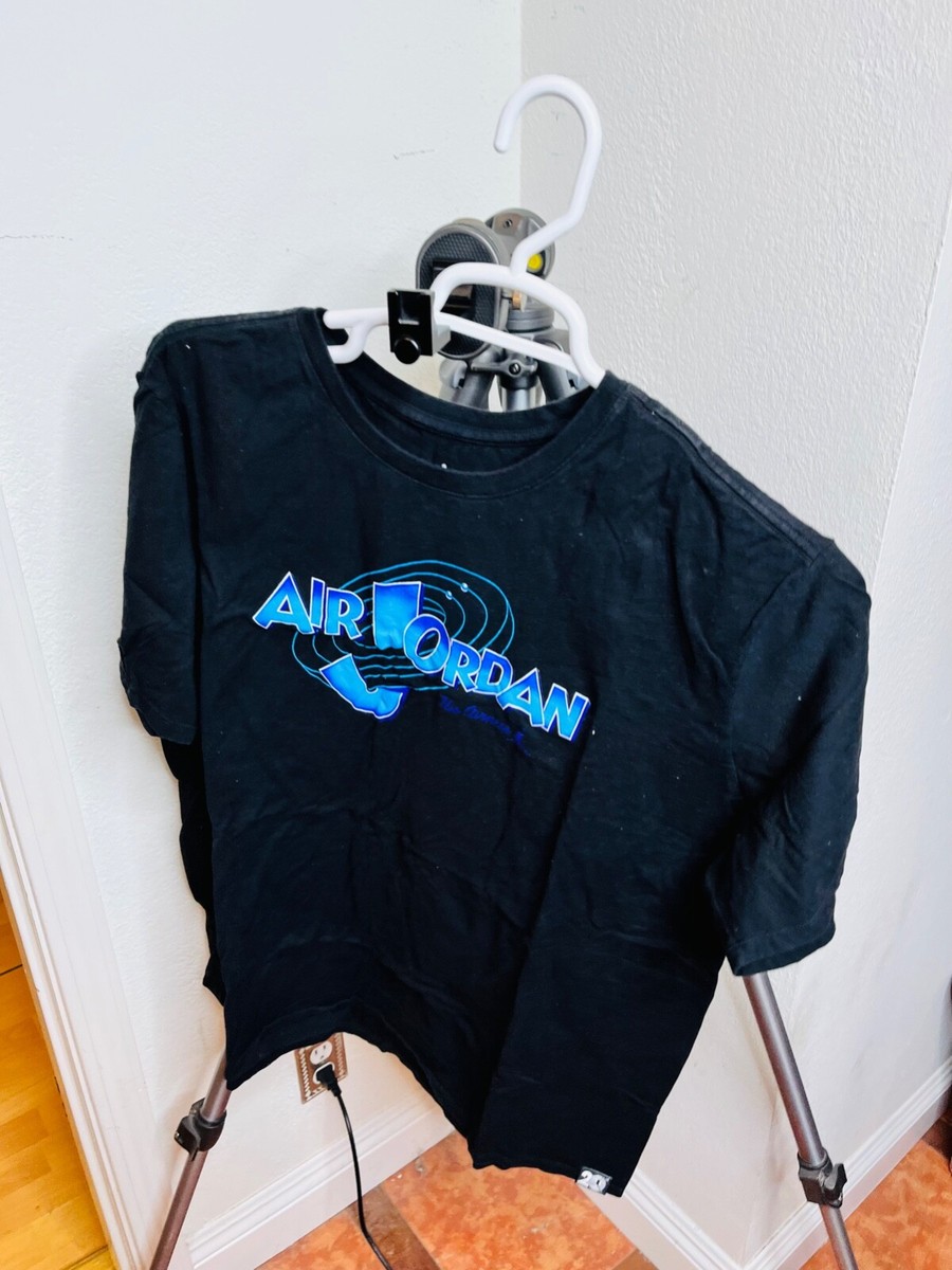 Jordan Brand Space Jam Tee Color Black Color: Black/Blue/Concord