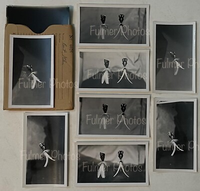 Nostalgia Burt Glen VTG 1953 BAIT Photos & Negative FISHING LURE Fly Rod Poppers