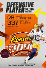 2025 SENIOR BOWL LSU TIGER GARRETT NUSSMEIER OFFENSIVE PLAYER OF THE WEEK ROOKIE