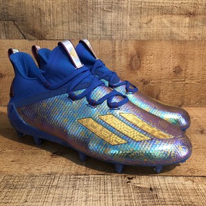 adidas football cleats blue and gold