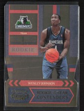 2010-11 Playoff #4 Wesley Johnson Rookie of the Year Die Cuts Gold #/99