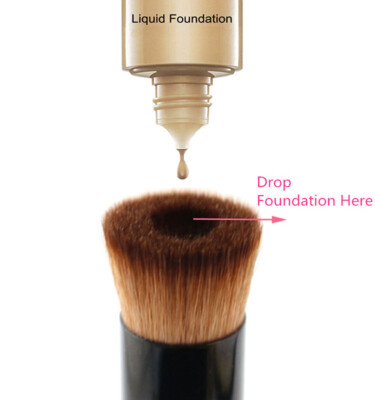 Gesicht flüssiger Foundation Pinsel Puder Kabuki Make-up Gesichtscreme Kontur Werkzeug UK