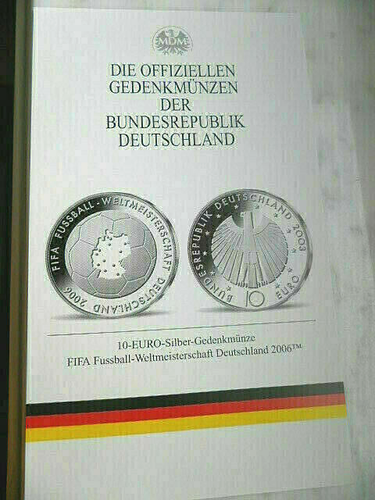 10 Euro Silber Münze - FIFA Fussball WM 2006 - 2003 - Stempelglanz - Kapsel - Bild 2 von 4