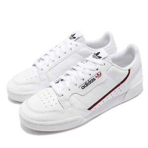 adidas Originals Continental 80 White Scarlet Navy Men Casual Shoes G27706  | eBay