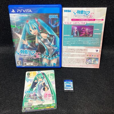 PSVITA Hatsune Miku Project DIVA – Set 3 Giochi: F, 2nd, X – Vocaloid – SEGA Giappone