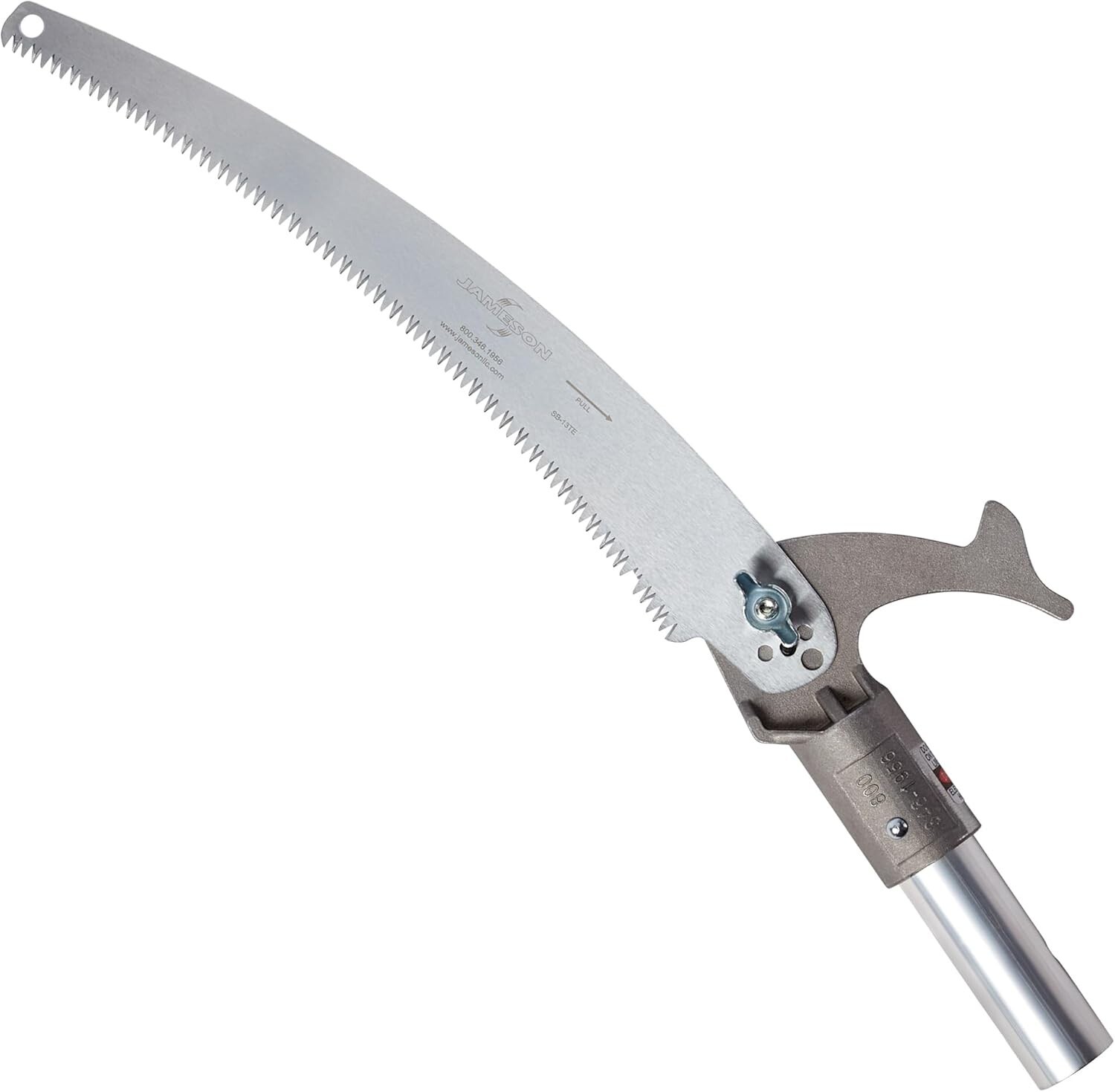 Rust-Resistant Aluminum Manual Pole Saw Head with 13-Inch Barracuda Blade