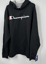 NWT Men s Champion Powerblend Fleece Big C Sweatshirt Hoodie Sz 2XL