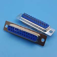 10Pcs DB25 Female 2Row 25Pin Wire Solder Type DIY Plug Connector
