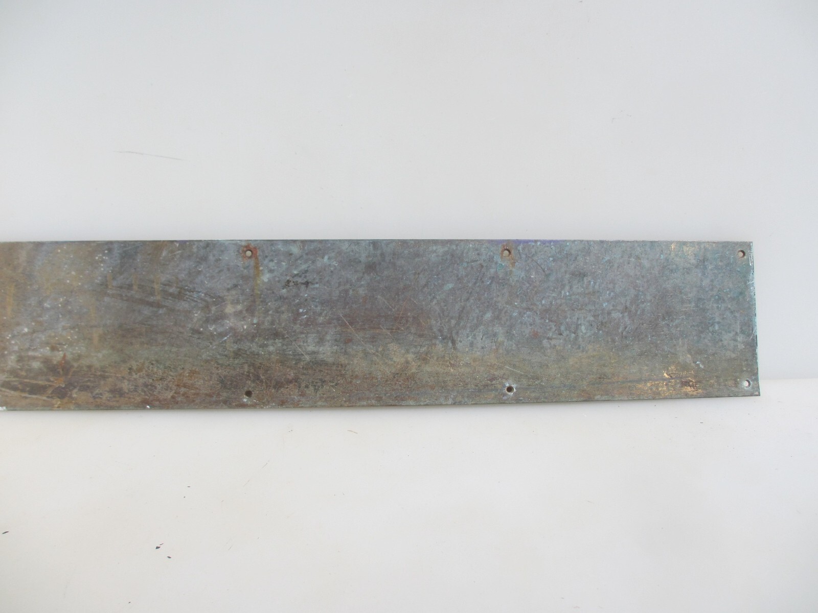 Vintage Brass Door Kickplate Kick Plate Bumper Guard Hardware Old Antique 29"x6" eBay