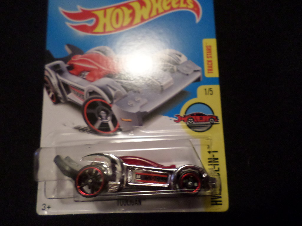 HW HOT WHEELS 2016 HW TOOL-N-1 #1/5 TOOLIGAN CHROME HOTWHEELS VHTF
