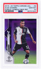 2019 Topps Chrome UCL Alex Sandro Purple Carbon Fiber Refractor #6 PSA 10