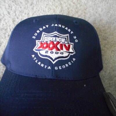NFL Super Bowl 34 XXXIV 2000 Snapback Hat St. Louis Rams Tennessee