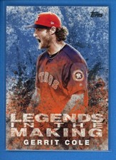 2018 Topps Update Series Legends in the Making BLUE #LITM-10 Gerrit Cole