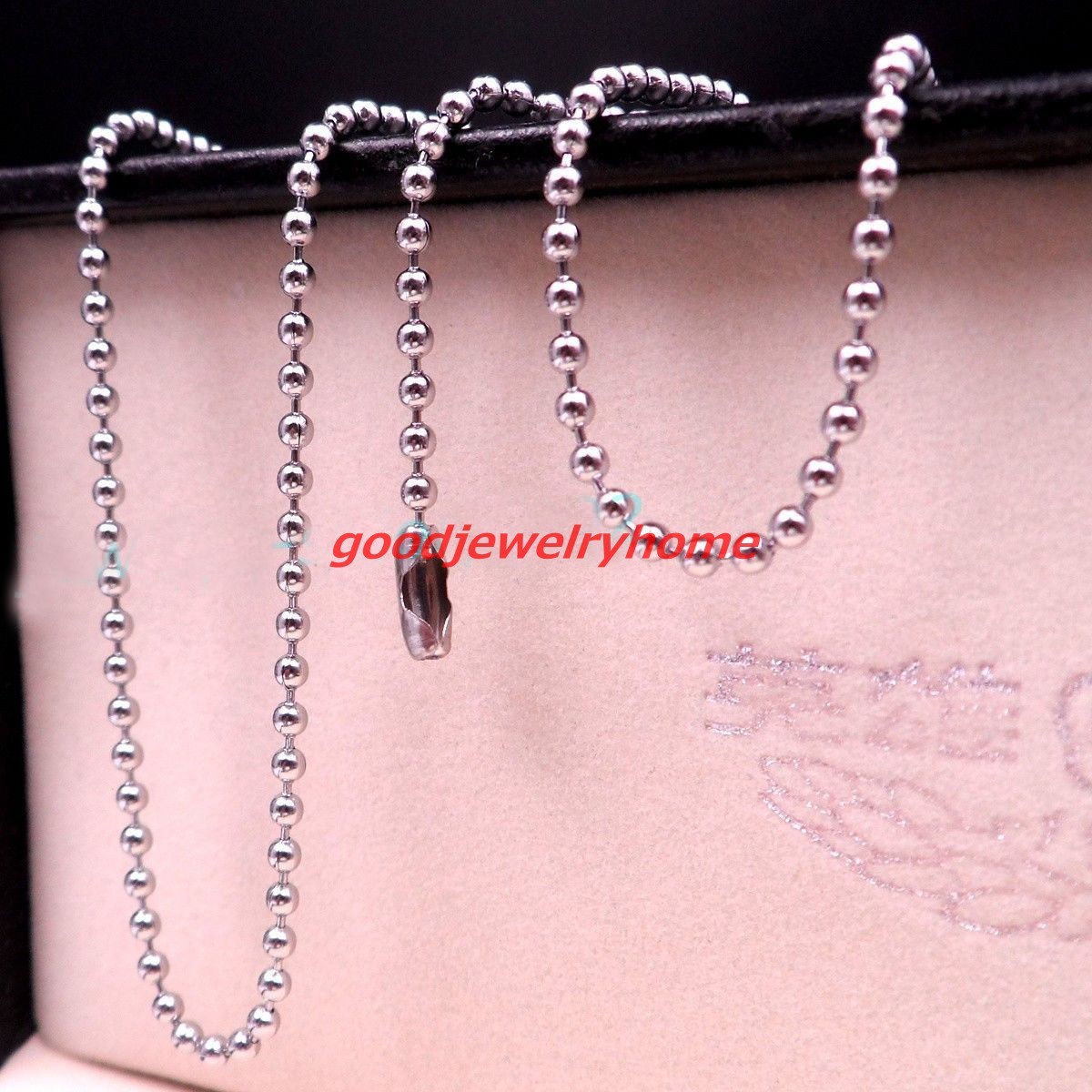 Wholesale In Bulk Stainless Steel 1.5-6MM Lot DIY Ball Chain Necklace 16-36"