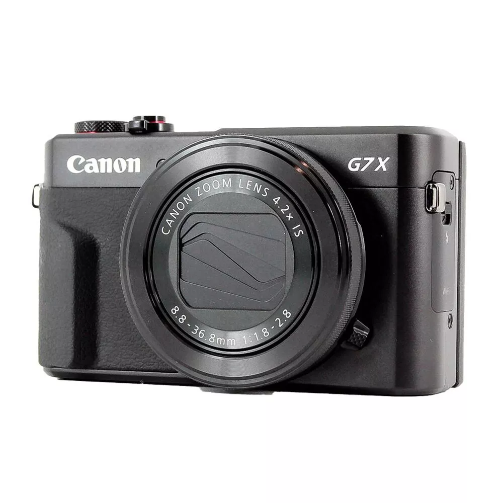 Canon PowerShot G7 X Mark II Camera + Extra Battery + Flash - 16GB