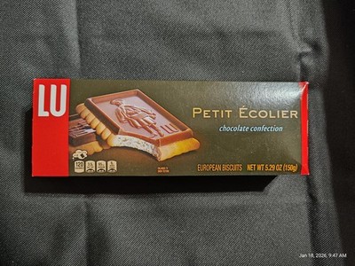 1 Box LU Petit Ecolier European Chocolate Biscuit Cookies 
