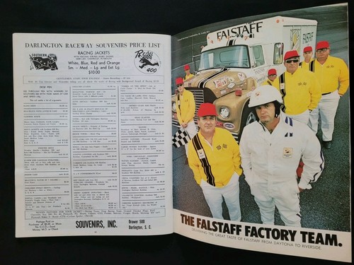 1970 NASCAR Darlington Rebel 400 Program, David Pearson Win #58 / Petty Flip - Bild 9 von 10