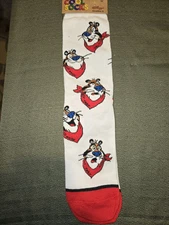 Cool Sox, Frosted Flakes Cereal Socks, Fun Novelty Uni-Sex Crew, 6-13 size