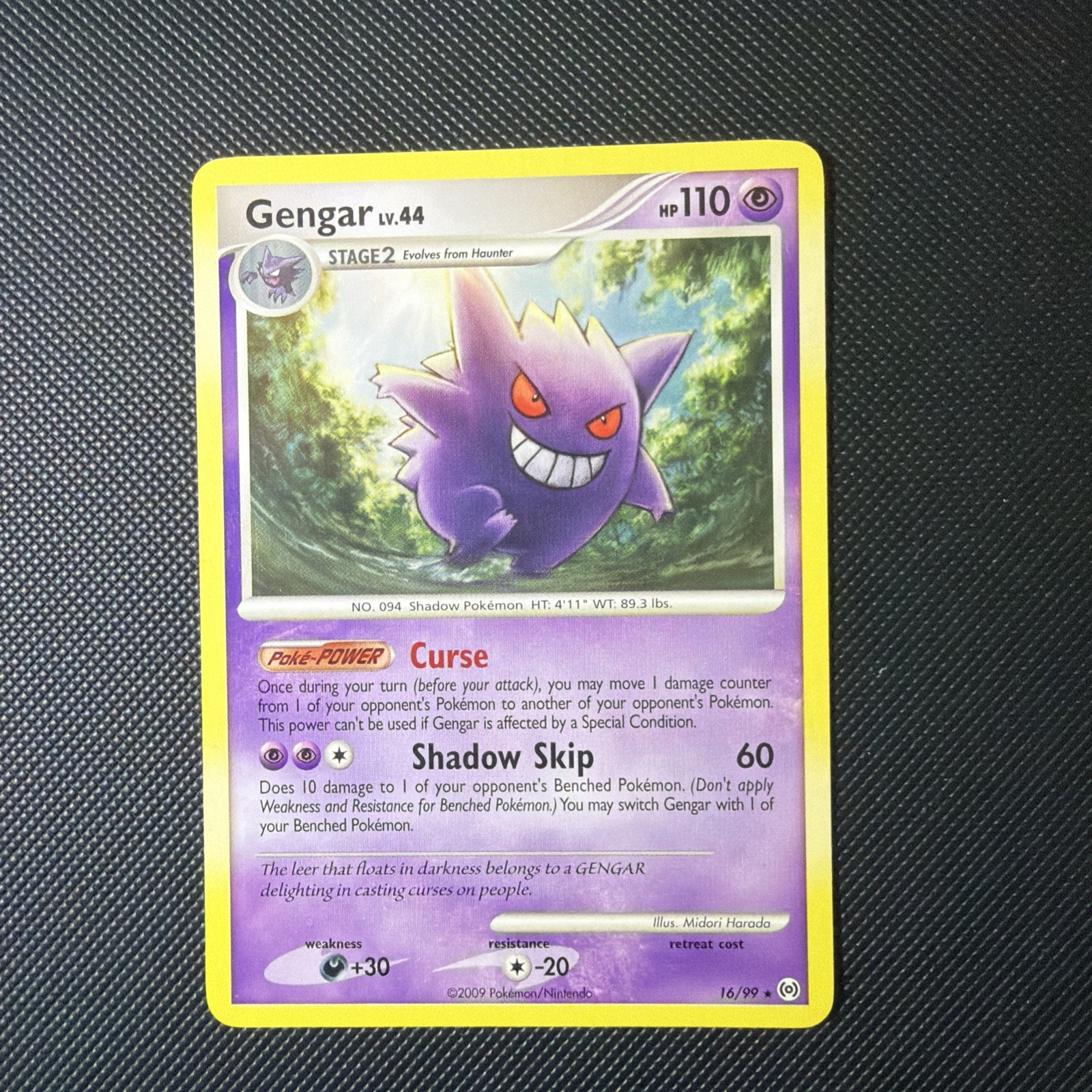 Pokemon 2013 Platinum – Arceus Gengar #16/99