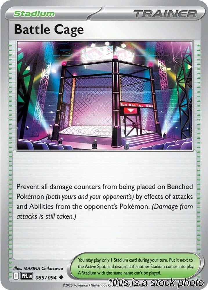 Battle Cage Phantasmal Flames 085/094 NM Pokemon