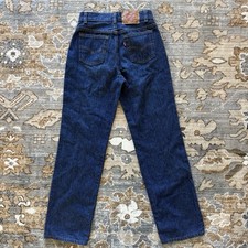 Vintage 90  s Levi  s 511 Jeans Youth Kids Size 14 23x27  Made In USA Dark Wash