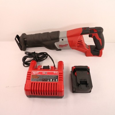 Milwaukee Sawzall M18 2620-20 Reciprocating Saw 18 Battery & Charger TESTED