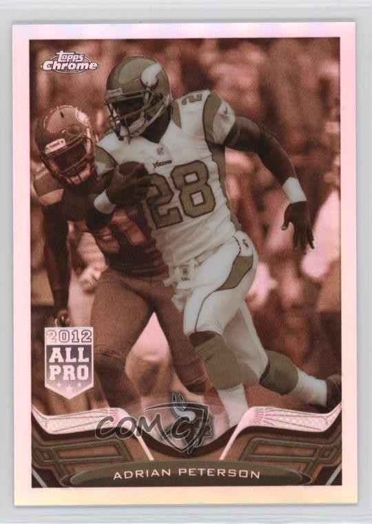 2013 Topps Chrome Sepia Refractor 69/99 Adrian Peterson #100 08fz