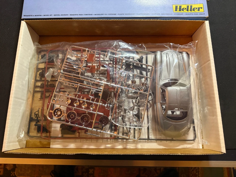 Heller 1/24 - MERCEDES 300SL - Vintage/Retro maquette 1990's - Complet - Exp 24H - Photo 2/2