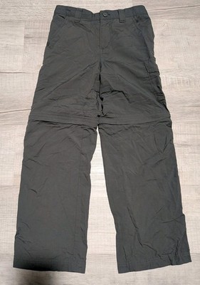 Columbia Youth Silver Ridge Convertible Trail Hiking Pants Boys Sz Small 8 Gray
